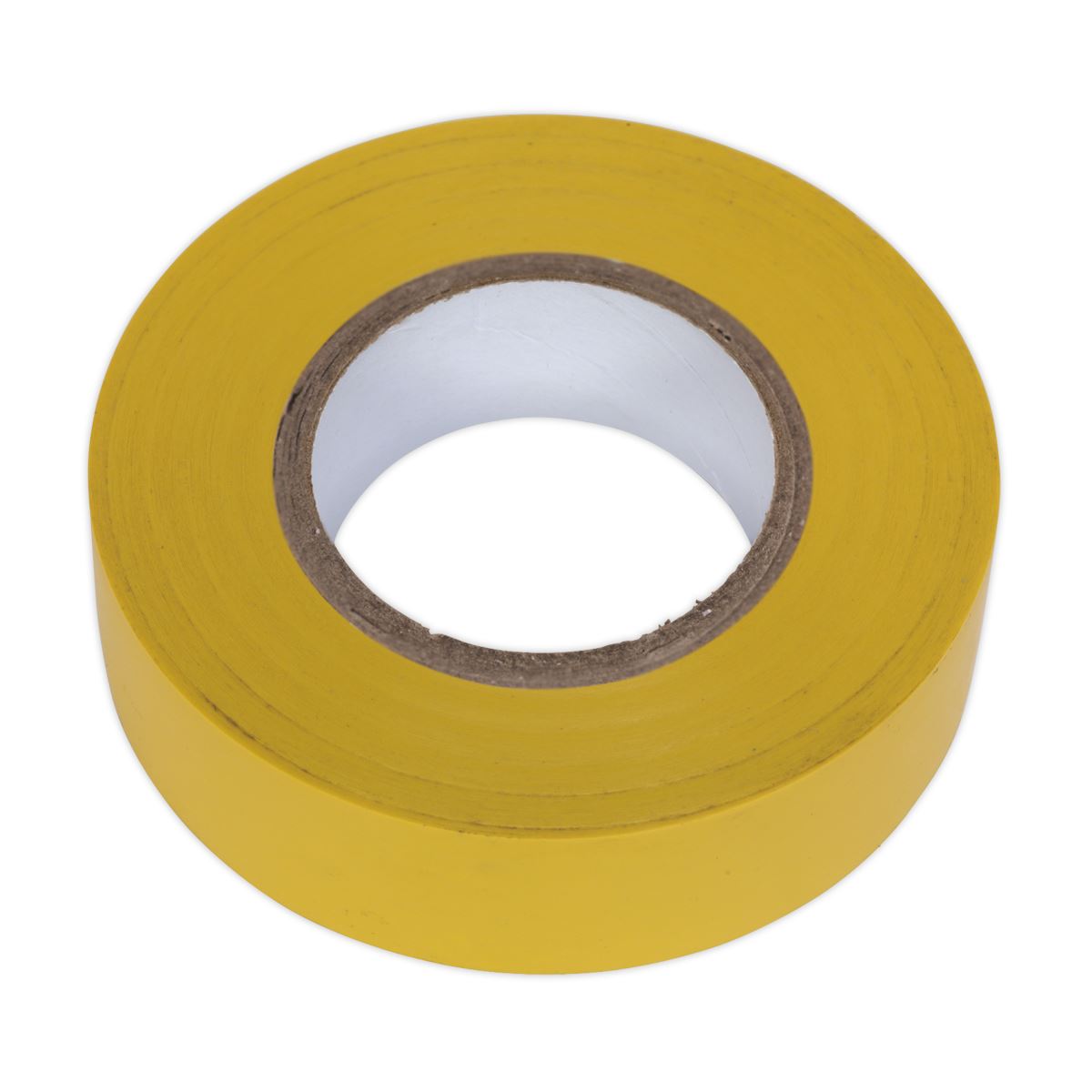 Sealey PVC Insulating Tape 19mm x 20m Yellow Pack of 10