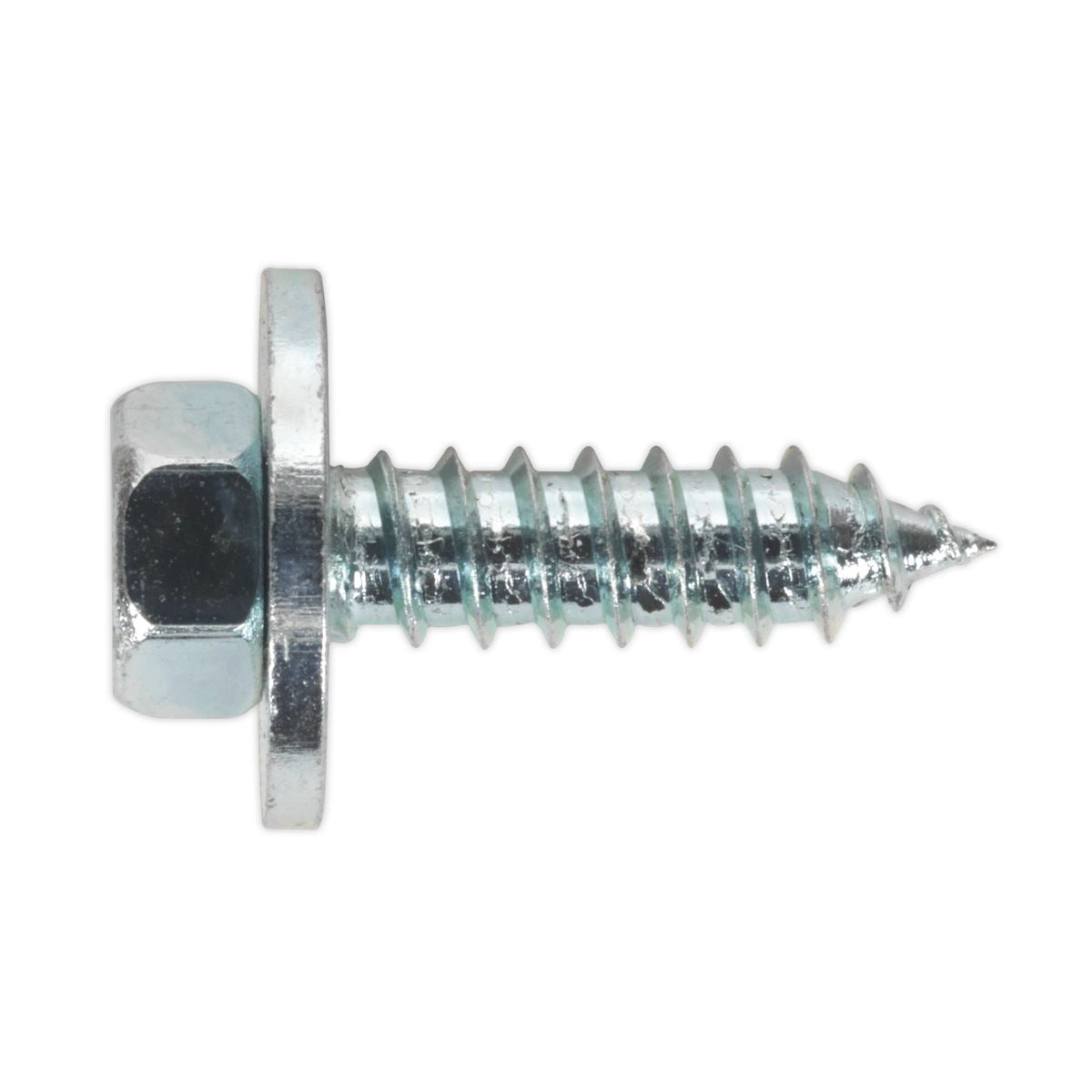 Sealey Acme Screw with Captive Washer #12 x 3/4" Zinc Pack of 100