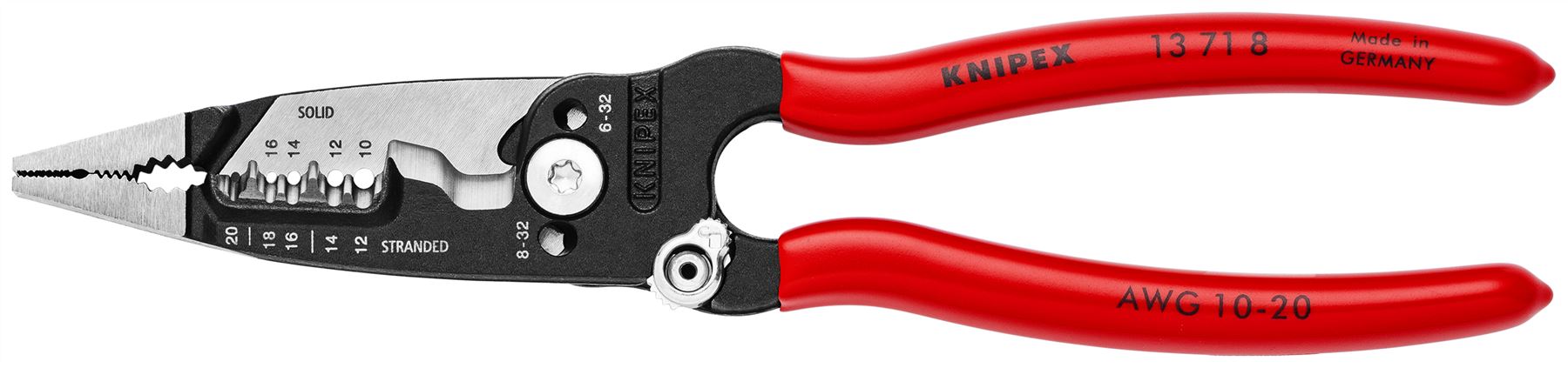 Knipex Wire Stripper Multifunction Electrician Pliers American Style 13 71 8