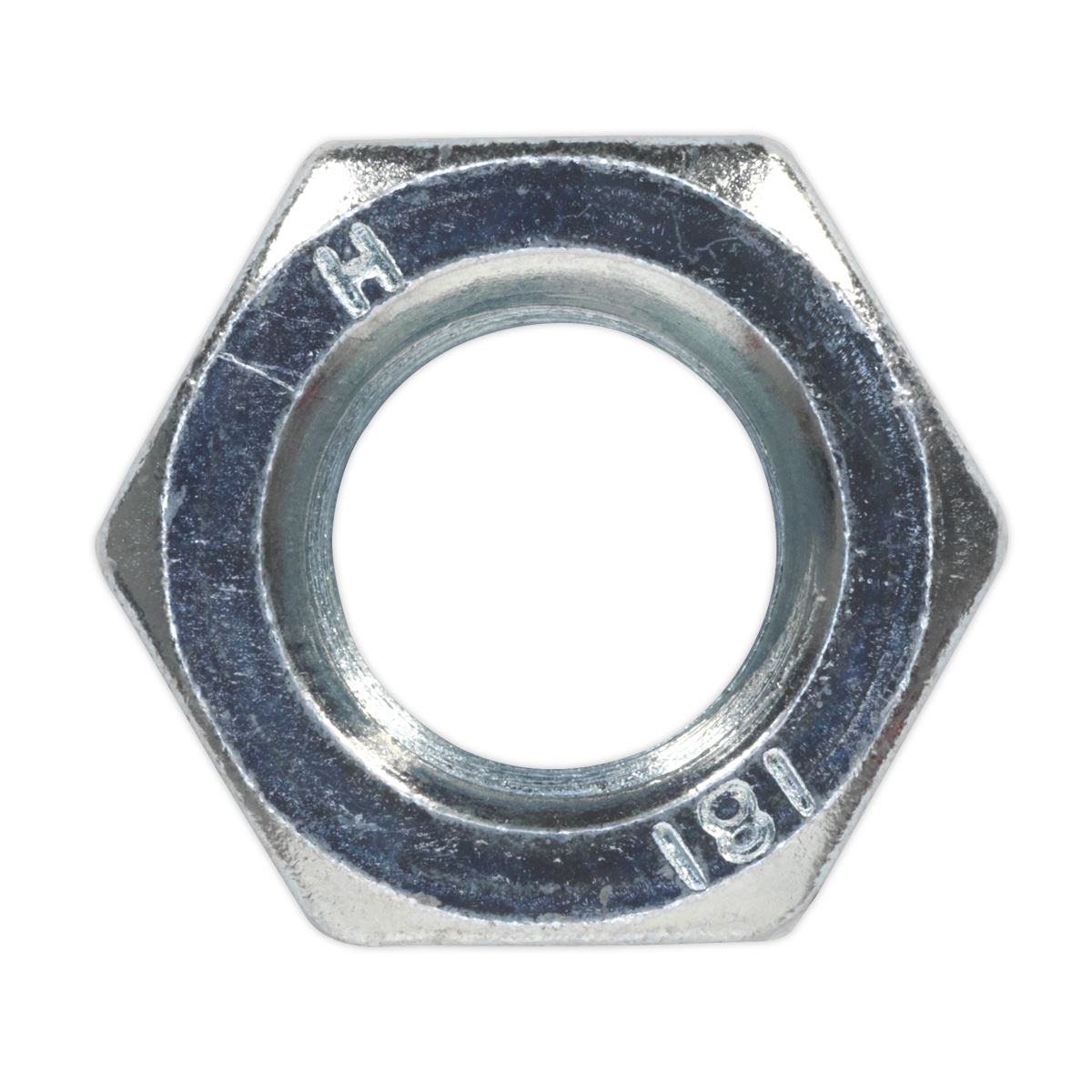 Sealey Steel Nut DIN 934 - M14 Zinc Pack of 25