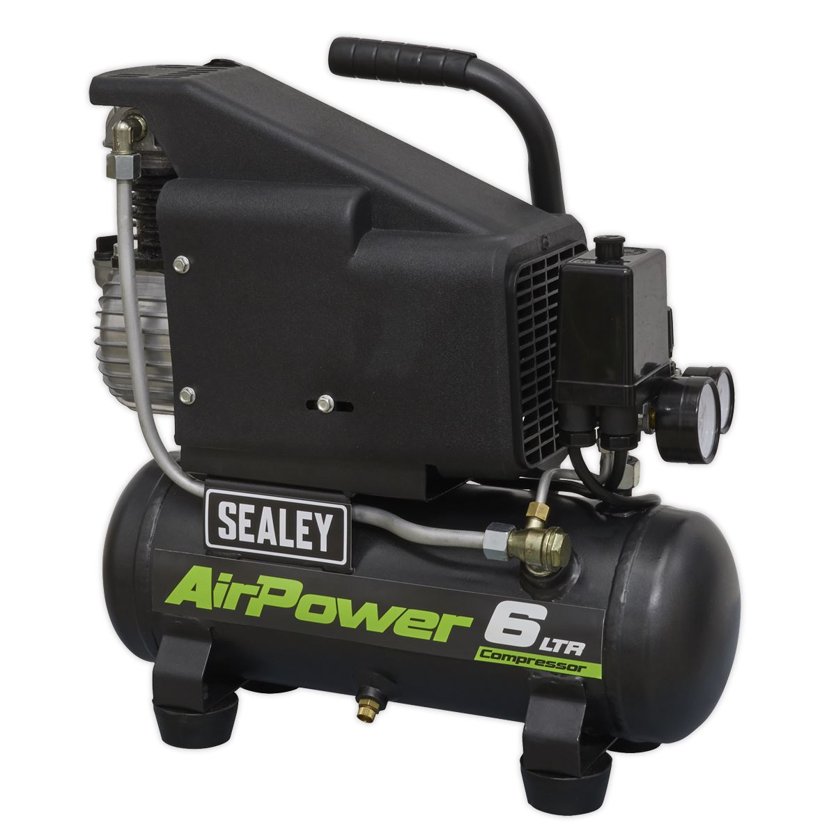 Sealey Air Compressor 6L Direct Drive 1hp