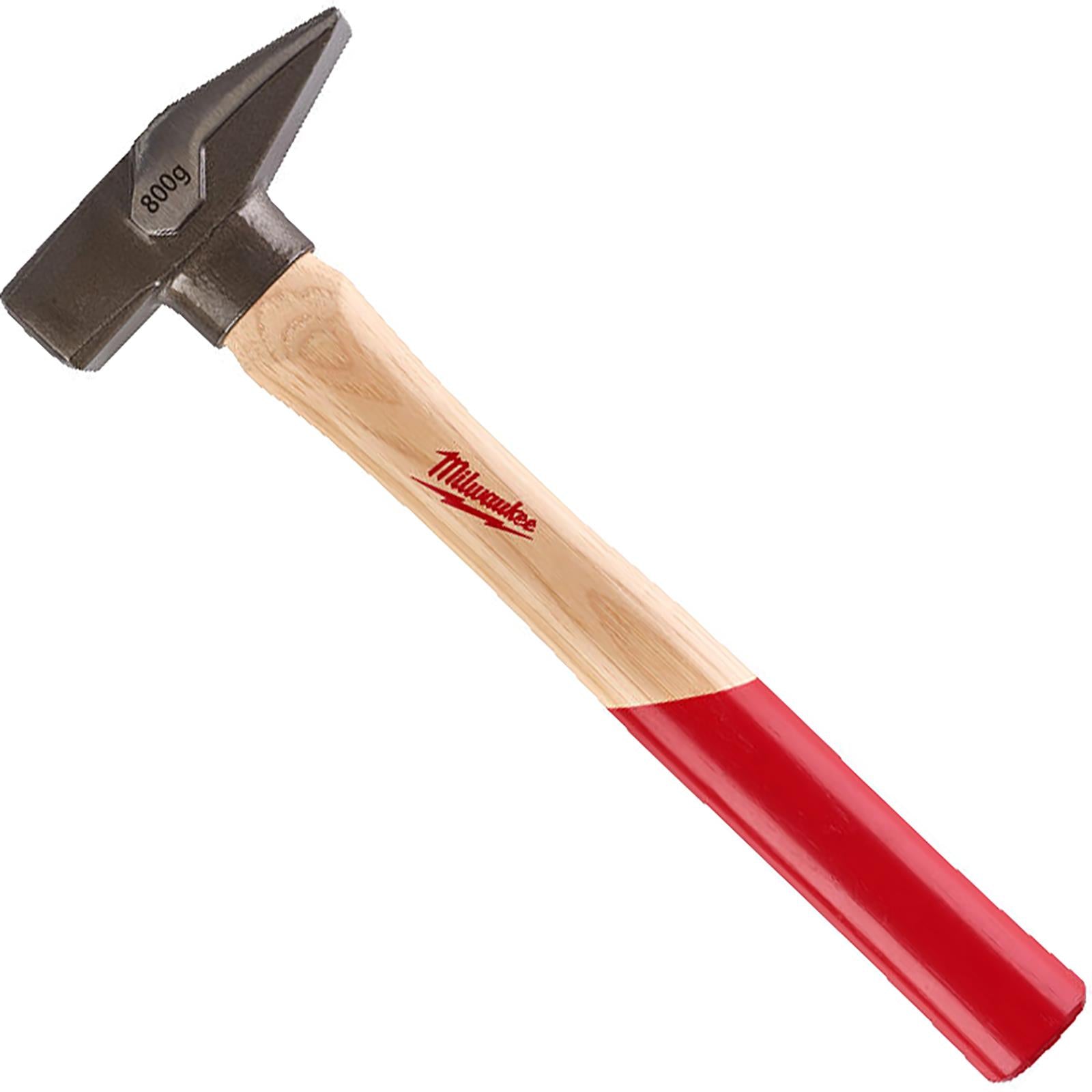 Milwaukee Engineers Hammer with Hickory Wooden Shaft 800g