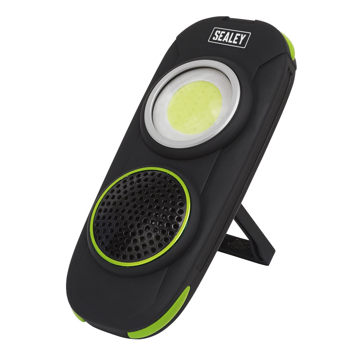 Sealey Rechargeable Torch with Wireless Speaker 10W COB LED - Display Box of 10