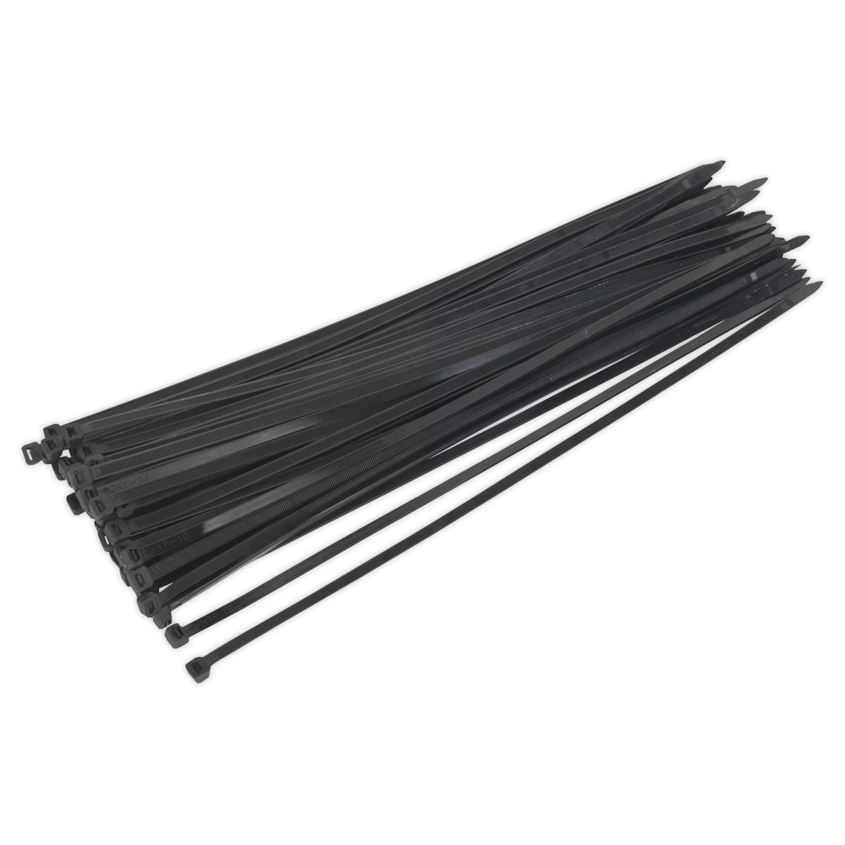 Sealey Cable Tie 450 x 7.6mm Black Pack of 50