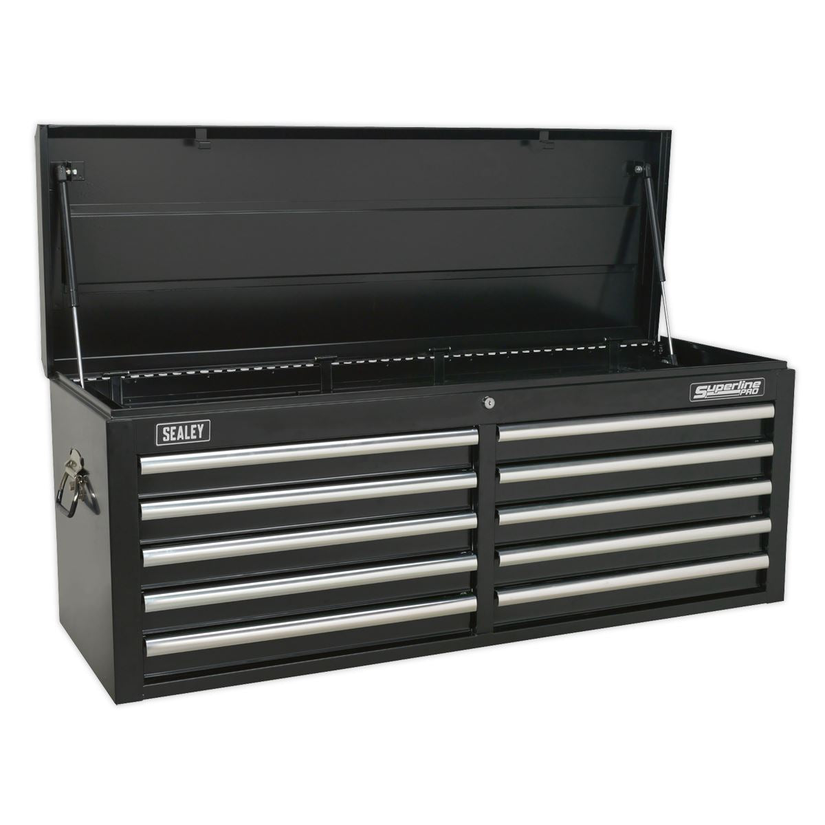 Sealey Superline Pro Topchest 10 Drawer with Ball-Bearing Slides - Black