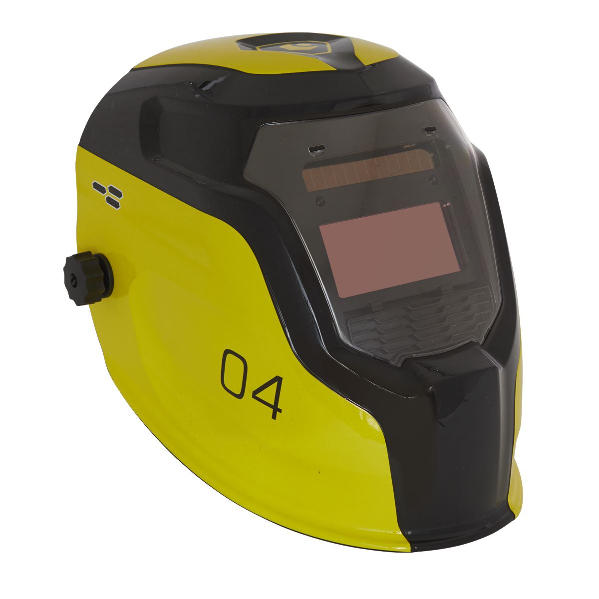 Sealey Auto Darkening Welding Helmet Shade 9-13 Yellow
