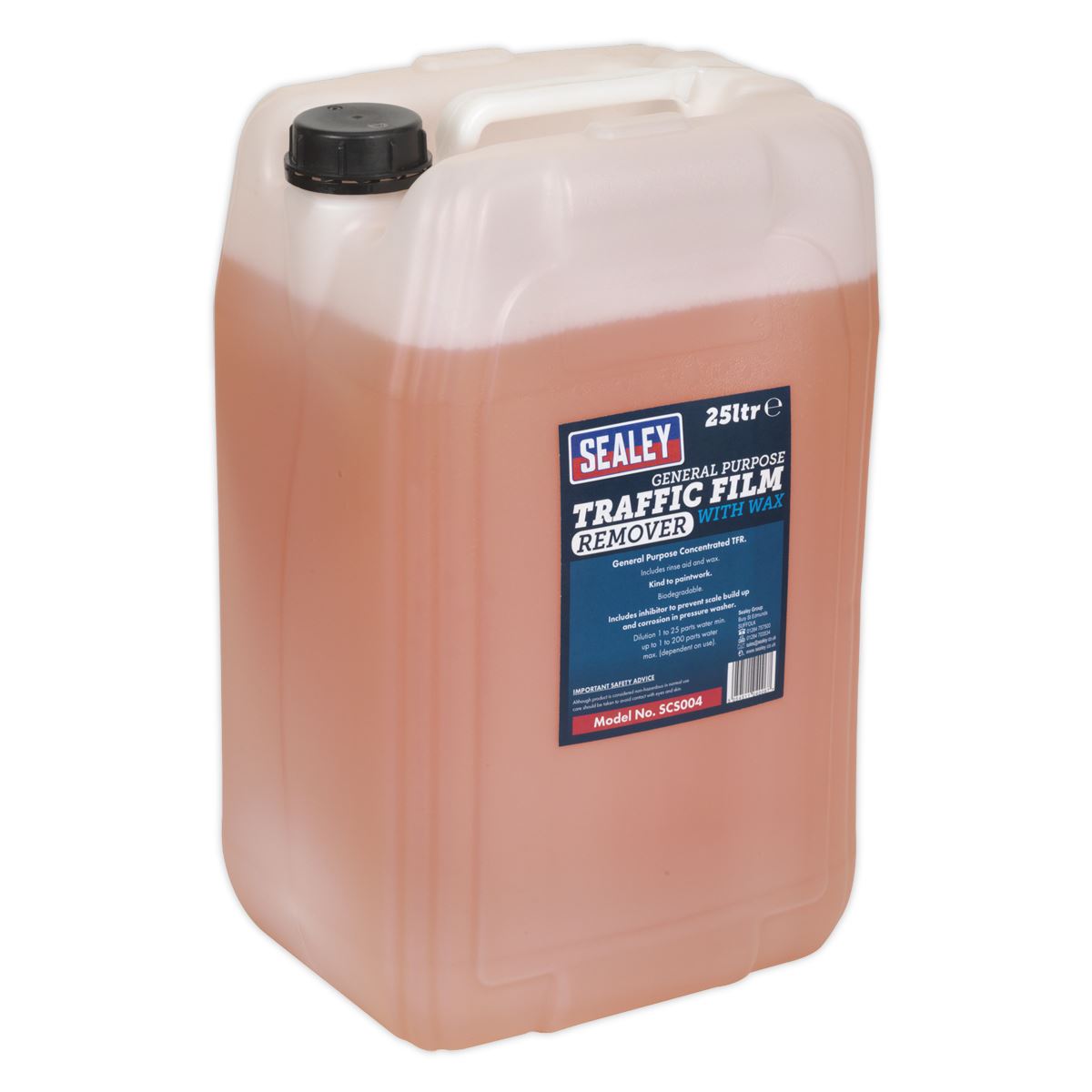 Sealey TFR Detergent with Wax Concentrated 25L