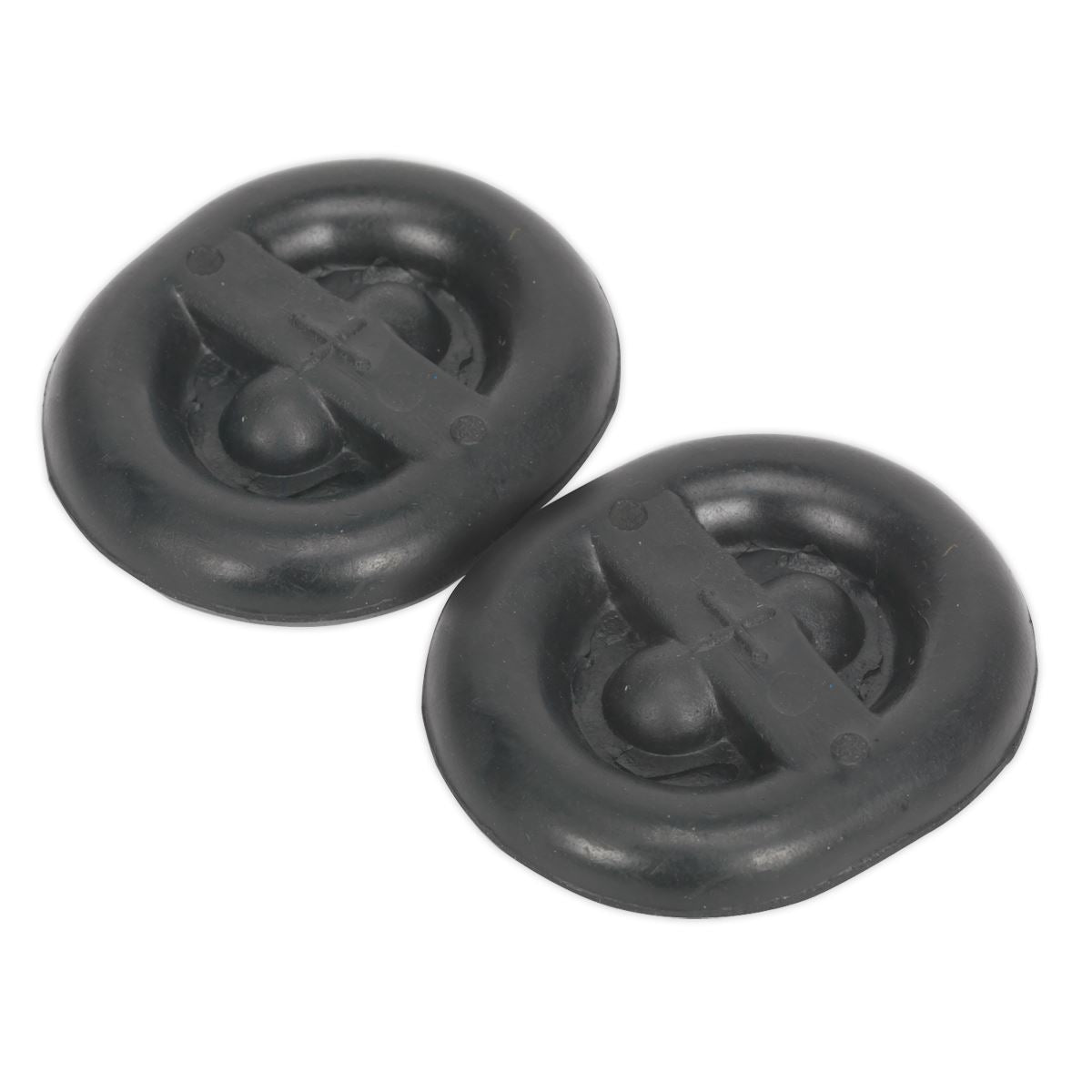 Sealey Exhaust Mounting Rubbers - L62 x D54 x H13.5 (Pack of 2)