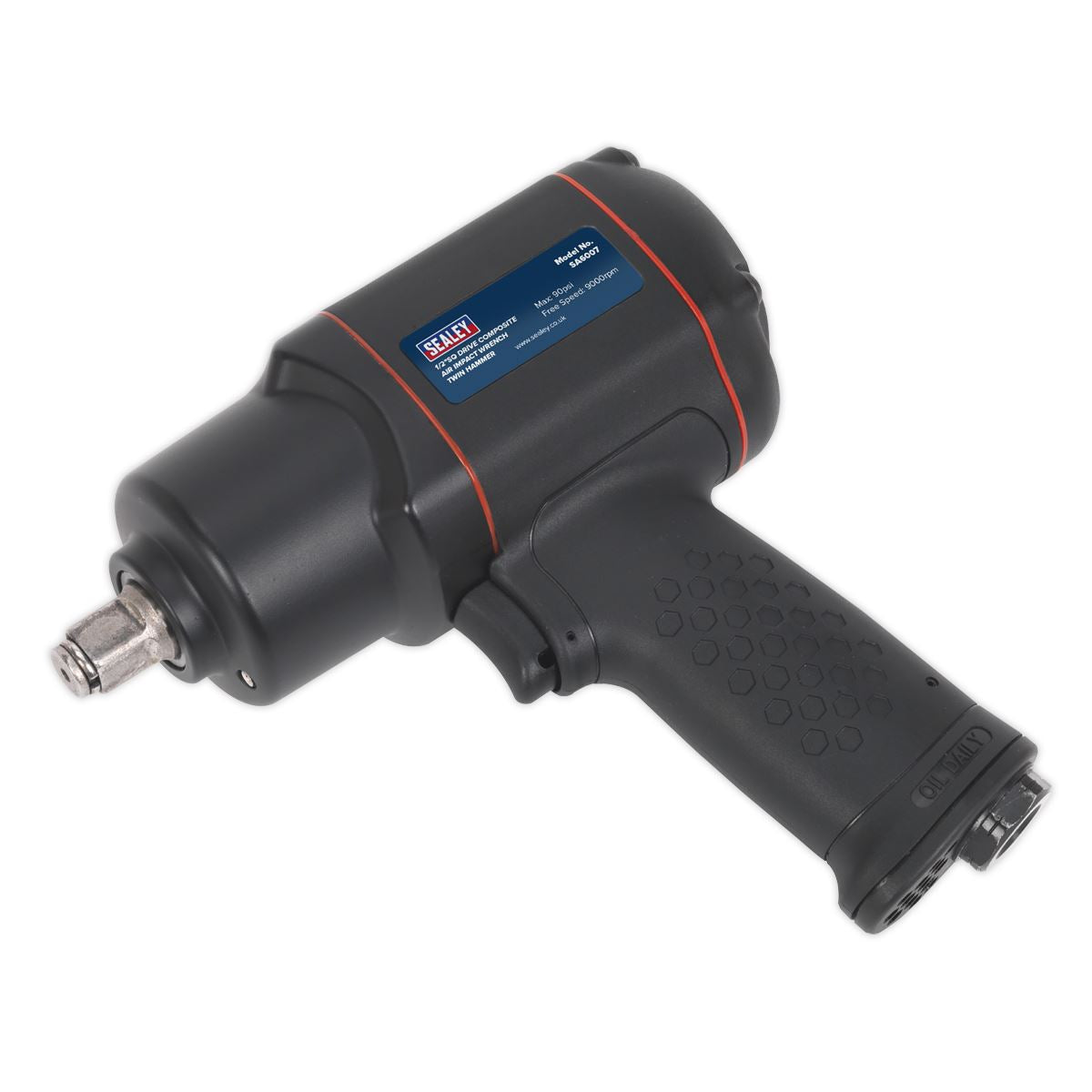 Sealey Premier Air Impact Wrench 1/2"Sq Drive - Twin Hammer