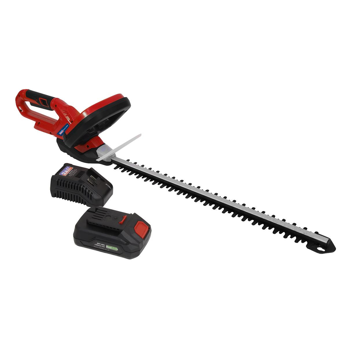 Sealey 20V Cordless 520mm Hedge Trimmer Kit 2Ah Battery and Charger