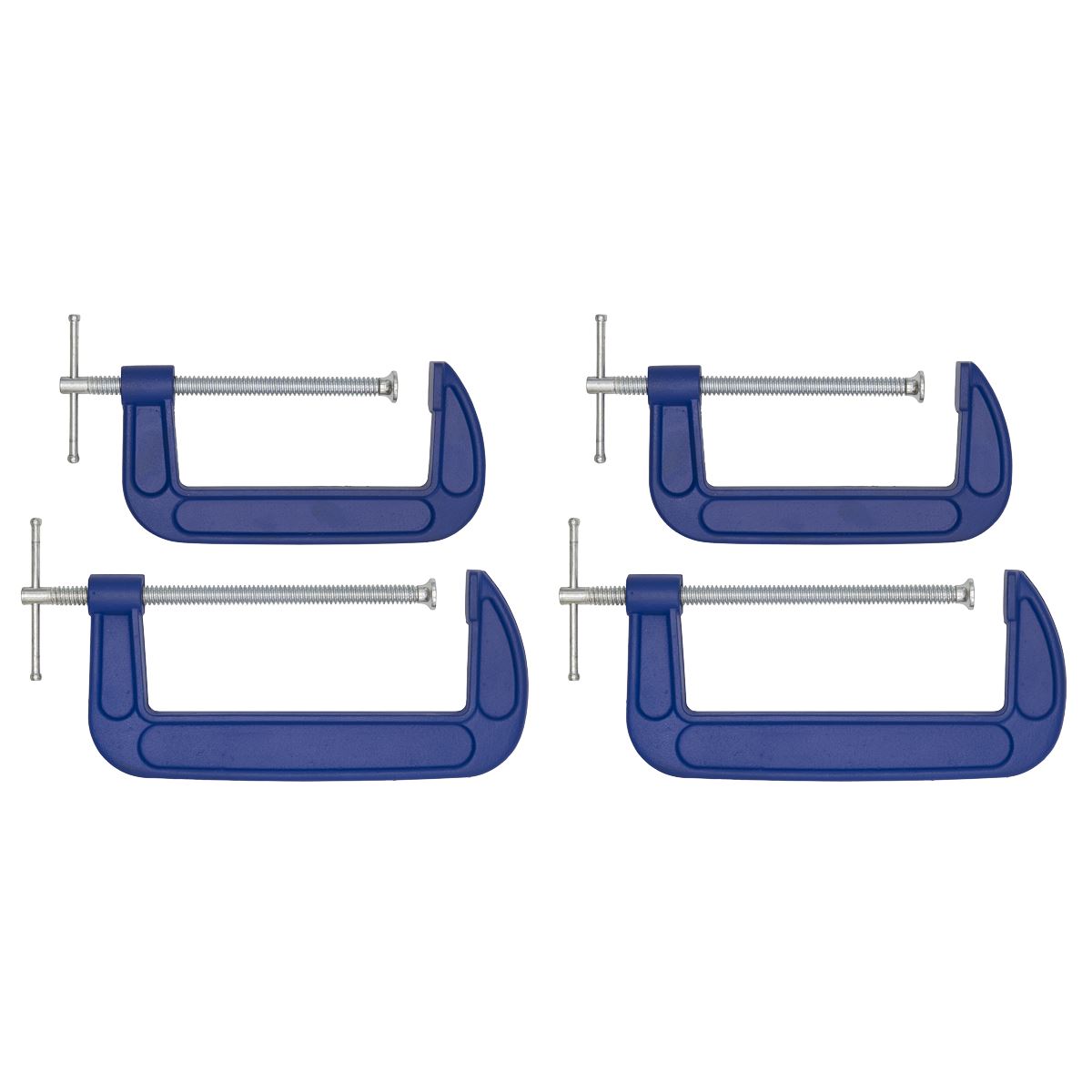 Sealey G-Clamp Set 150mm & 200mm 4pc