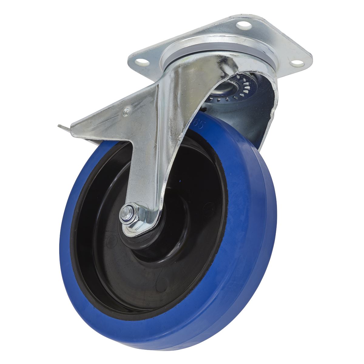 Sealey Castor Wheel Swivel Plate with Total Lock Ø200mm