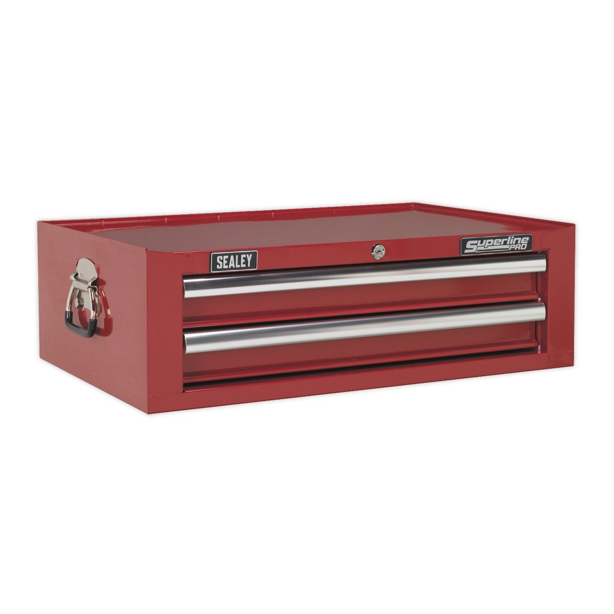Sealey Superline Pro Mid-Box 2 Drawer with Ball-Bearing Slides - Red