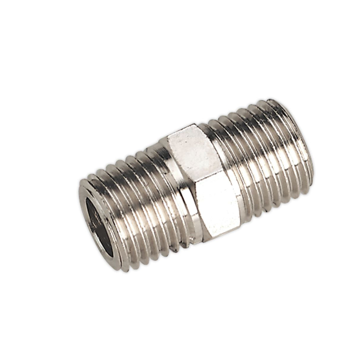 Sealey Double Male Union 1/4"BSPT to 1/4"BSPT