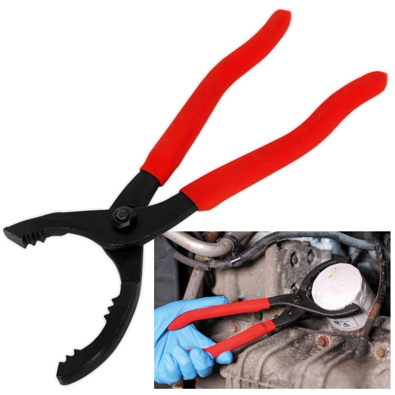 Sealey 54-89mm Forged Oil Filter Pliers