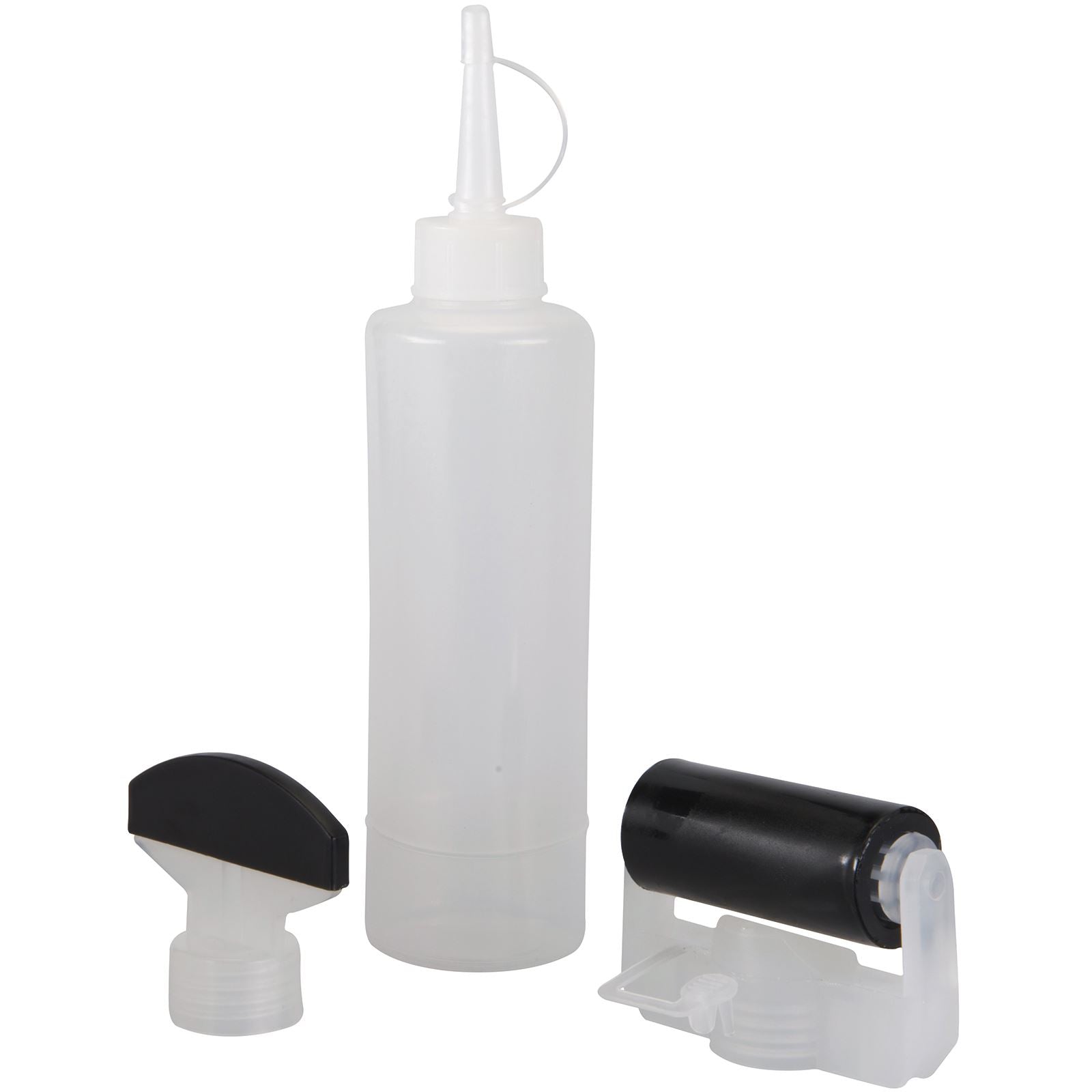 Silverline 250ml Woodworkers Glue Bottle Kit PVA Aliphatic Nozzle Roller