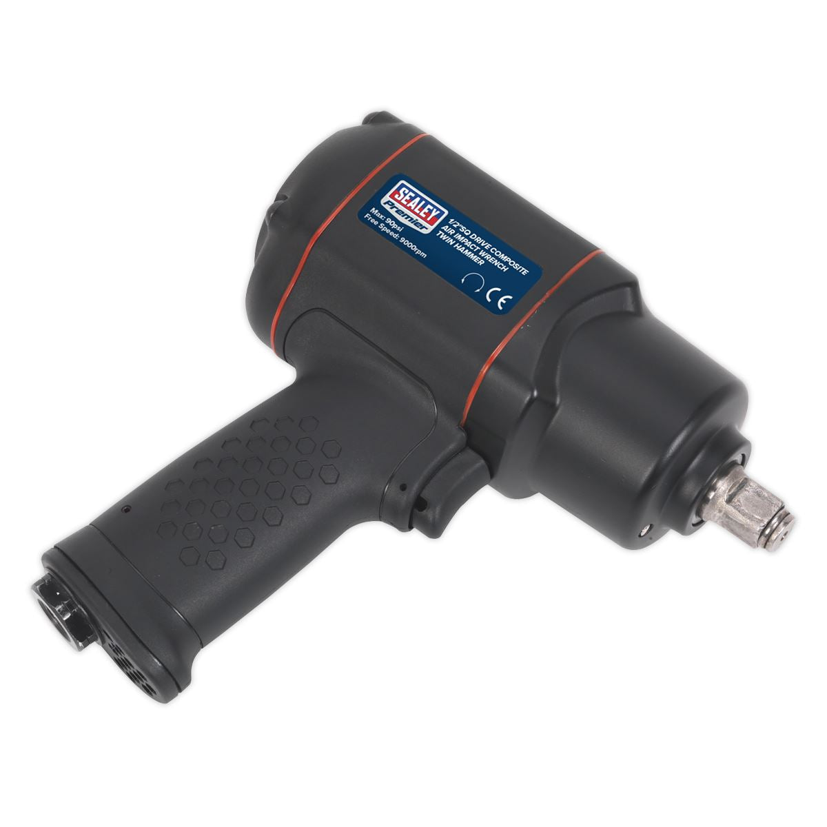 Sealey Premier Air Impact Wrench 1/2"Sq Drive - Twin Hammer