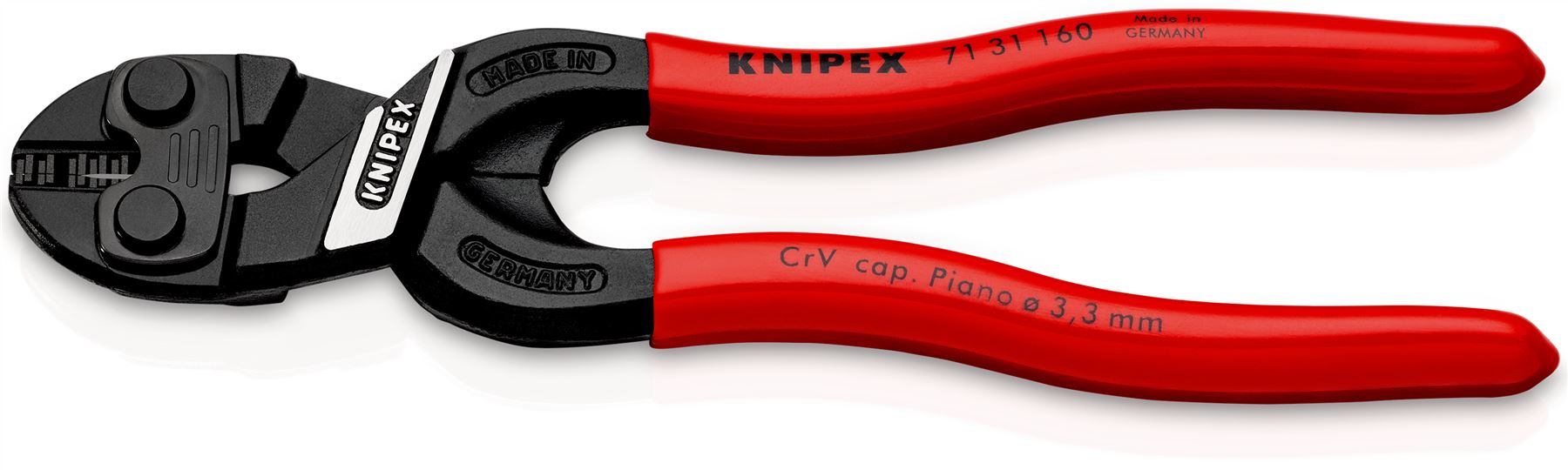 Knipex CoBolt® S Compact Bolt Cutters Cutting Pliers 160mm 71 31 160
