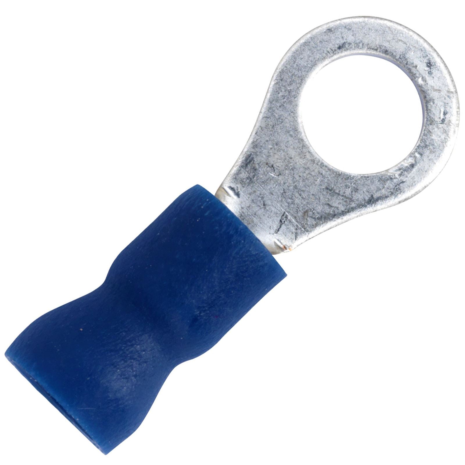 Sealey 100 Pack 5.3mm (2BA) Blue Easy Entry Ring Terminal