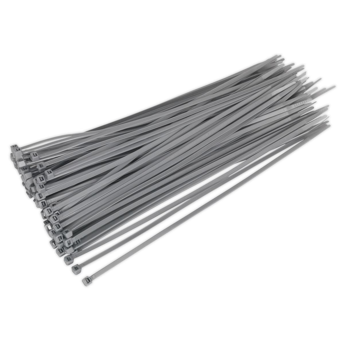 Sealey Cable Tie 300 x 4.4mm Silver Pack of 100