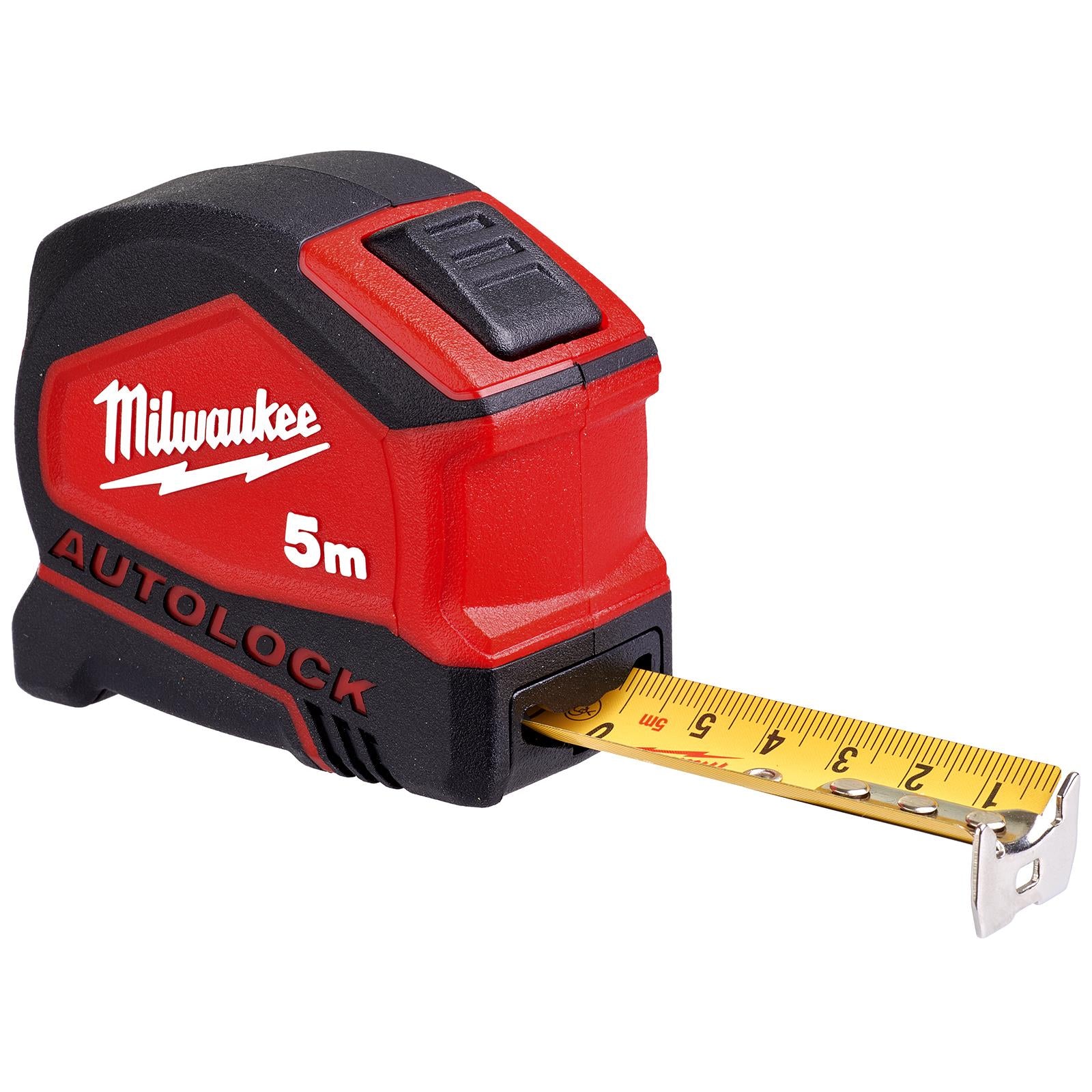 Milwaukee Tape Measure 5m Metric Autolock 25mm Blade Width