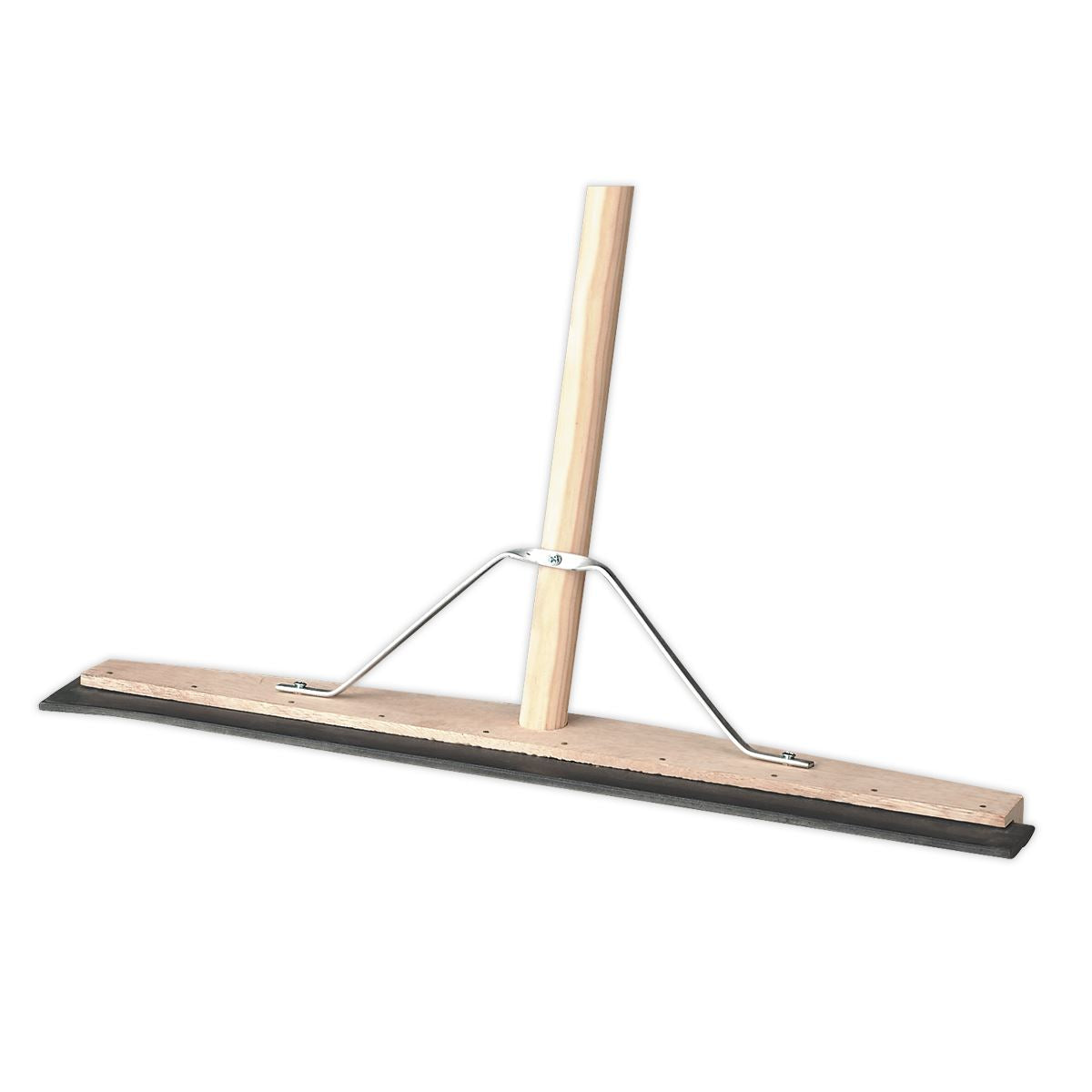 Sealey Rubber Floor Squeegee 24"(600mm) with Wooden Handle
