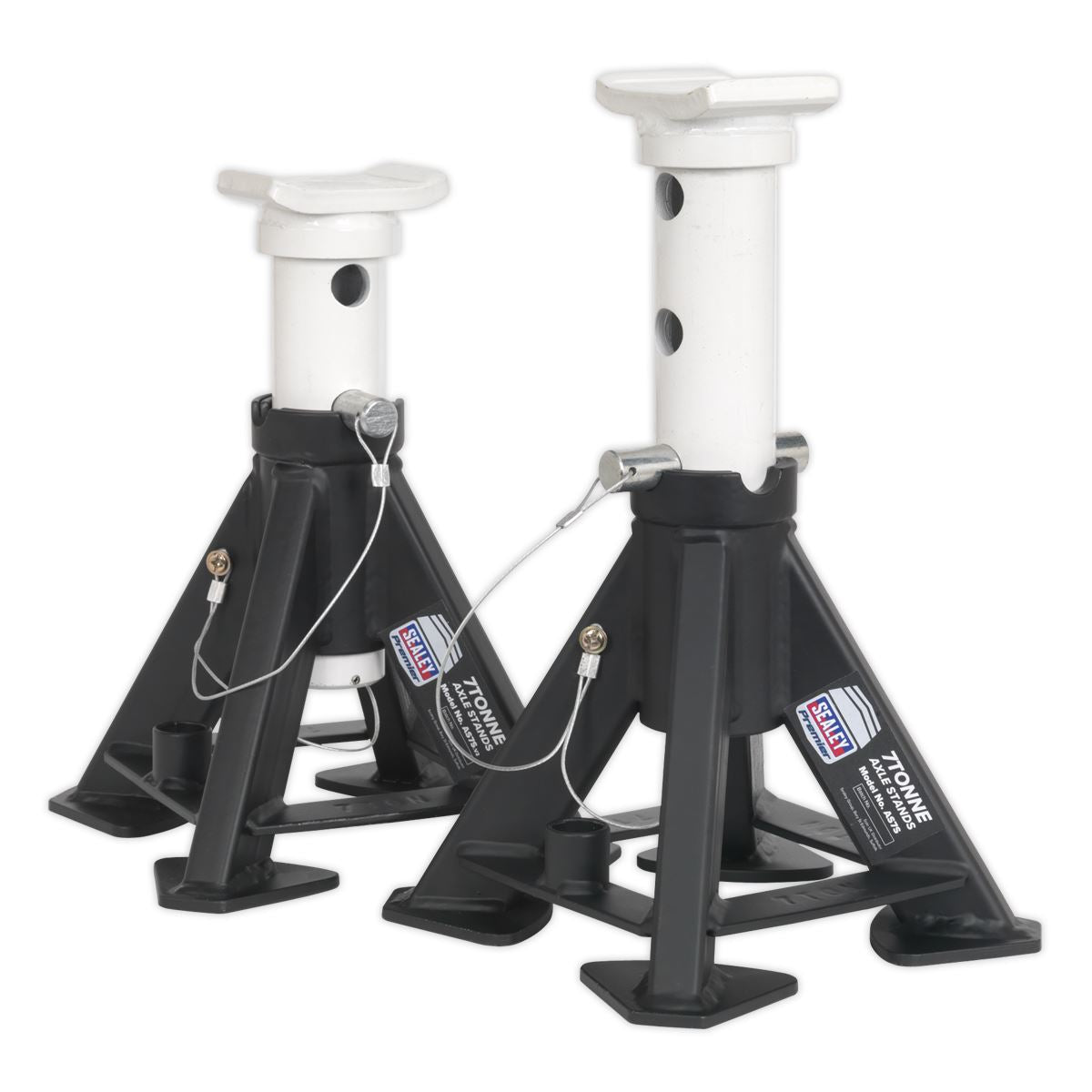 Sealey Premier Short Axle Stands (Pair) 7 Tonne Capacity per Stand